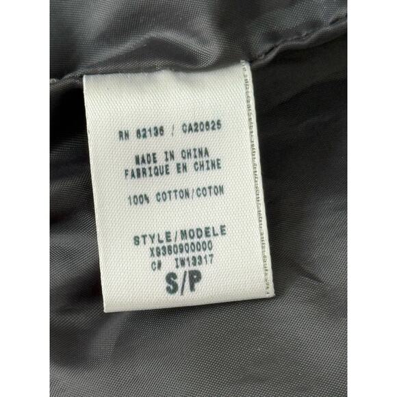 Vintage Y2K GUESS Bomber jacket gray plaid skull wings guitar size Small - Picture 6 of 9